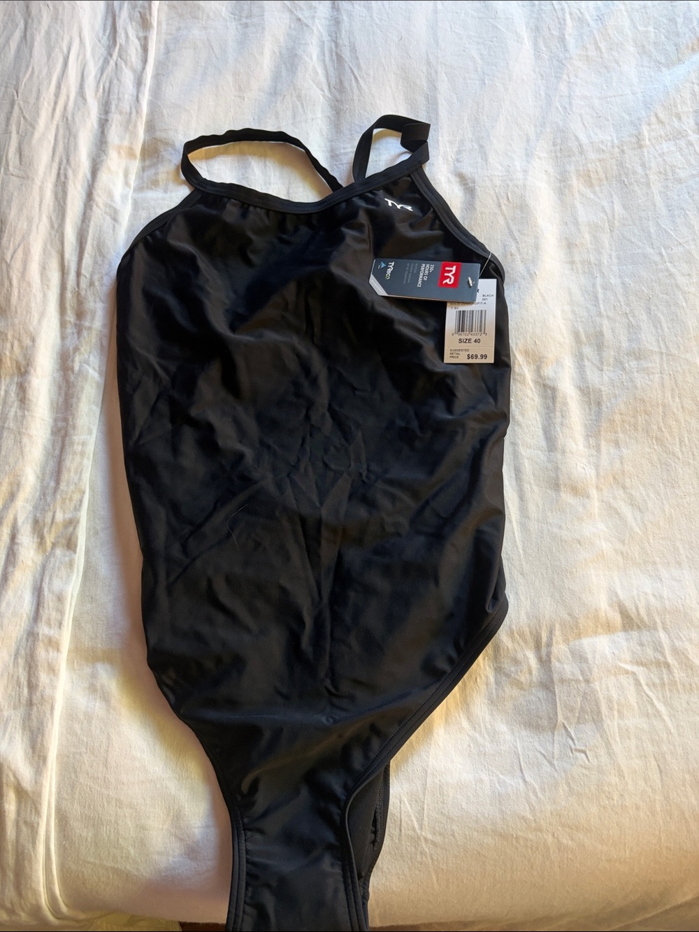 TYR Black Classic One-Piece Swimsuit